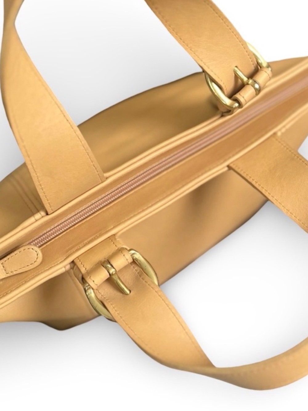 1996 Coach SoHo Waverly No. 4133 Costa Rica - Chamois Color Glove-tanned Leather - Picture 6 of 13